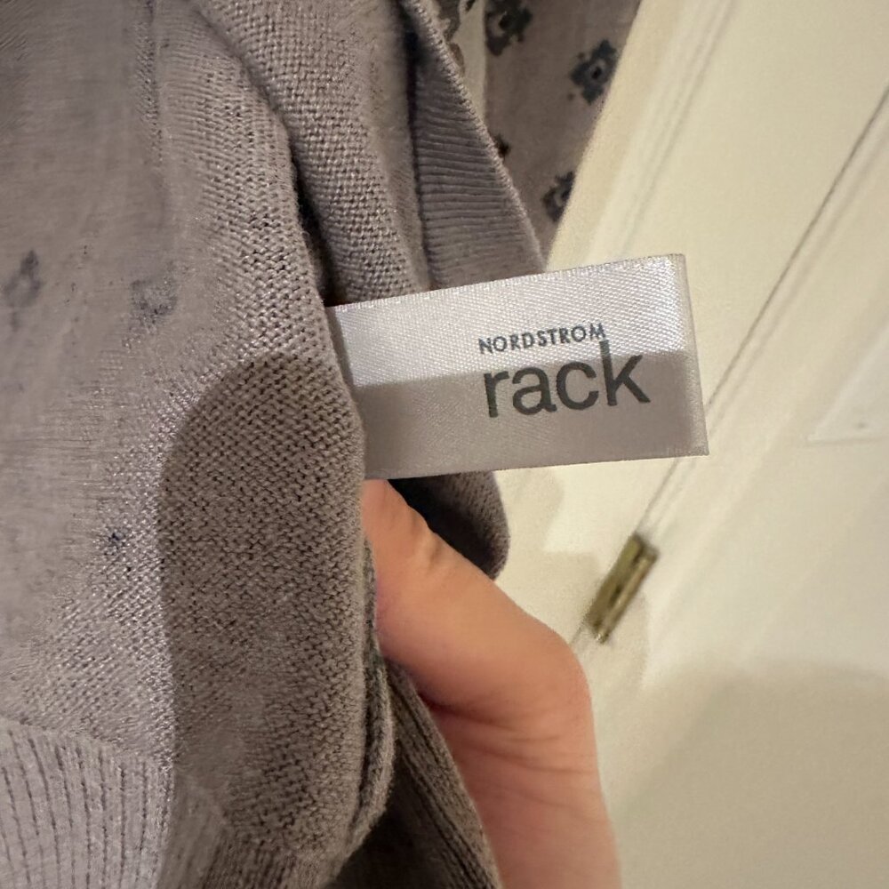 Nordstrom Rack Cardigan Gray Pattern - Picture 4 of 7